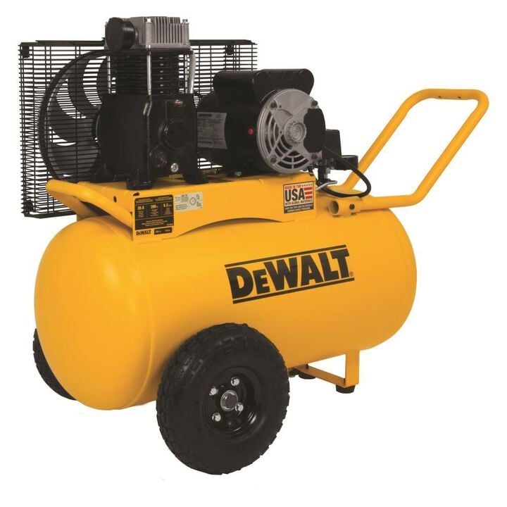 DEWALT Portable Horizontal Electric 20 Gallon 200 PSI Air Compressor, large image number 2