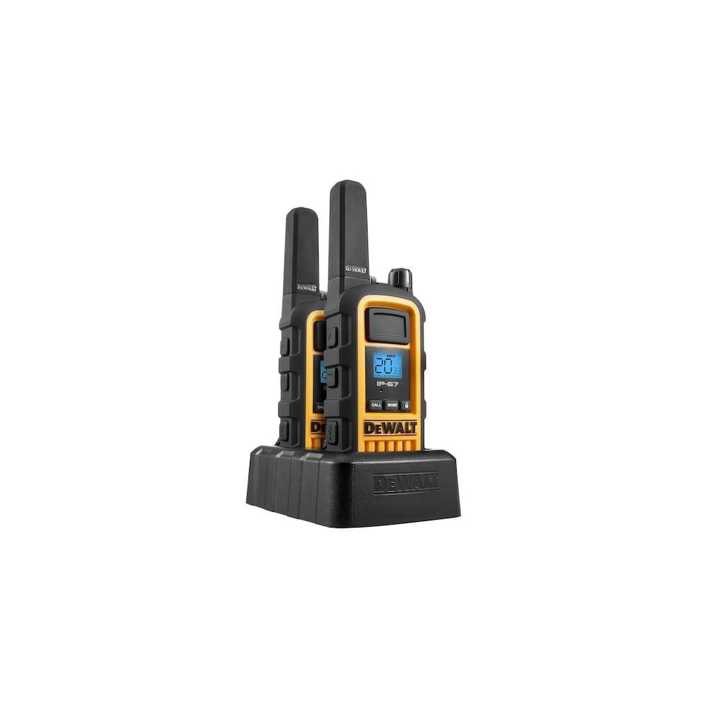 DEWALT HeavyDuty 2W Walkie Talkies 2pk DXFRS800 Acme Tools