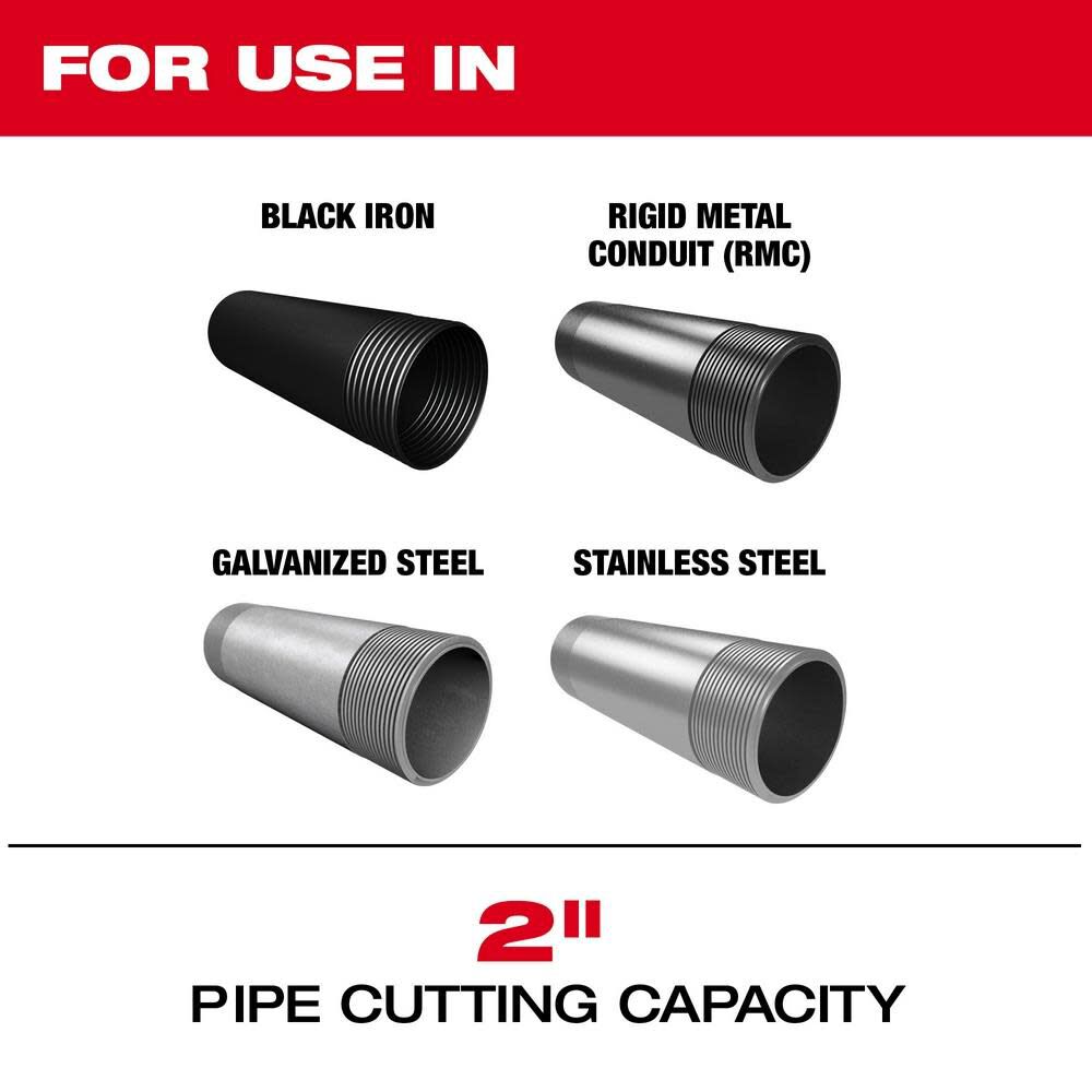 Milwaukee Cutter Wheels for Universal Pipe Threading 4pc, large image number 2