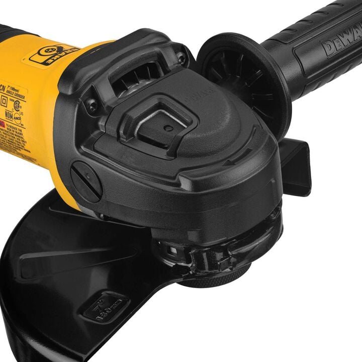 DEWALT 7in Small Angle Grinder Rat Tail with Kickback Brake No Lock On, large image number 10