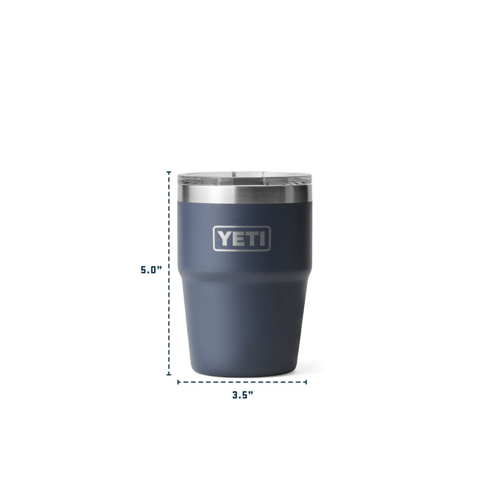 YETI Rambler 16 Oz Stackable Cup with Magslider Lid Navy, large image number 7