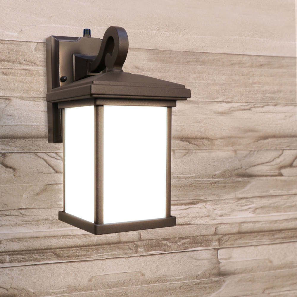 Feit Electric 12.5W 600 Lumens Landscape Square Decorative LED Wall Lantern Bronze, large image number 8