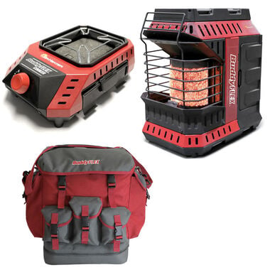 Mr Heater 8000  11000 BTU Buddy FLEX Portable Radiant Heater FLEX Cooker and Gear Bag