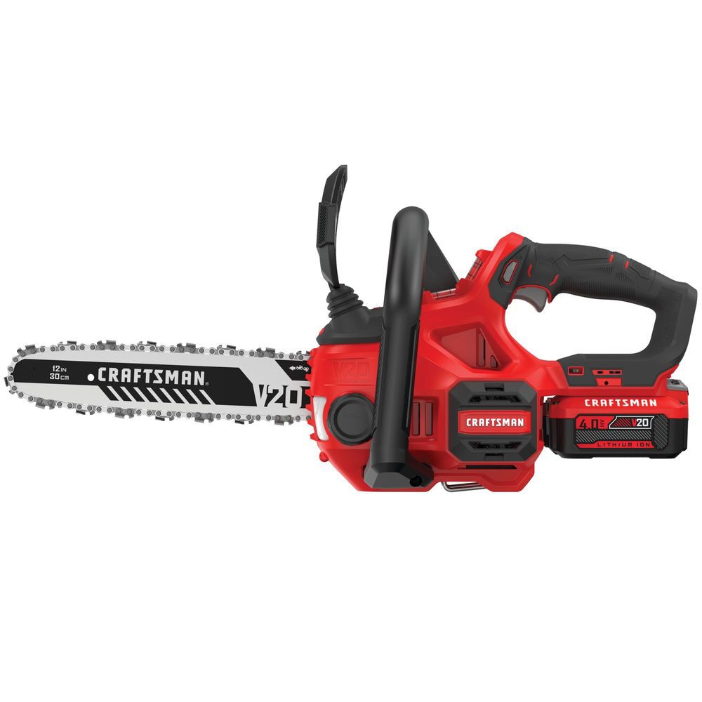 CRAFTSMAN V20* 12 Inch Cordless Compact Chainsaw 4Ah Kit, large image number 7