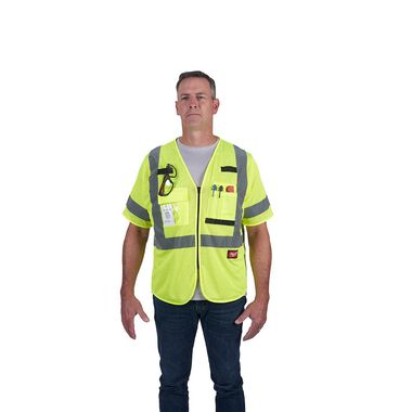 Milwaukee High Vis Safety Vest Class 3 Mesh, large image number 3