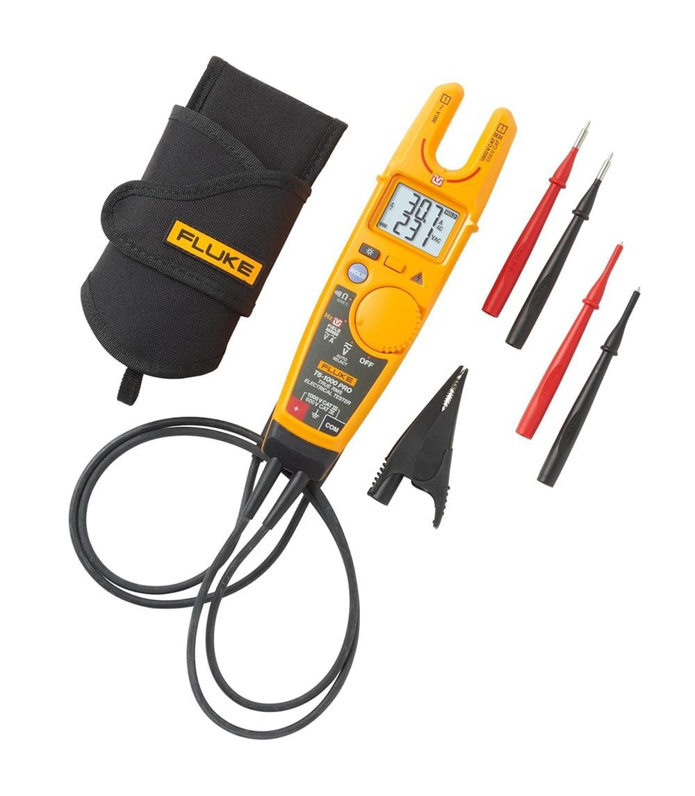 Fluke T6-1000 200A 1000V Battery-Powered Electrical Tester, large image number 1