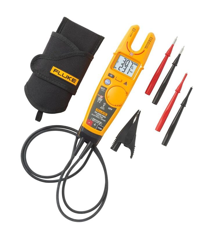 Fluke T6-1000 200A 1000V Battery-Powered Electrical Tester