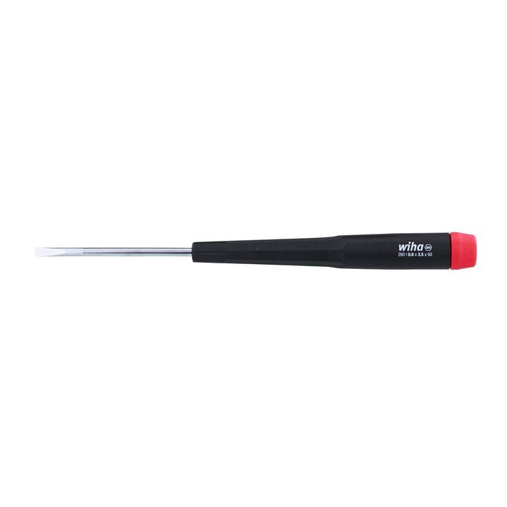 Wiha 3.5 x 60 mm Tool Steel Precision Slotted Screwdriver, large image number 2