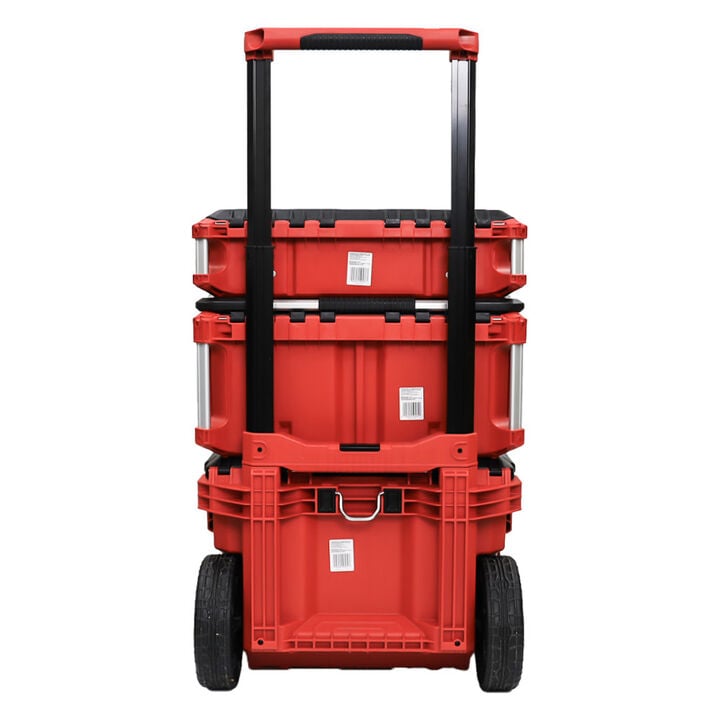 Milwaukee PACKOUT Single Rolling Tool Box, 2 Drawer Tool Box, and Medium Tool Box 3pc Bundle, large image number 8
