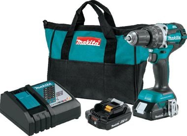 Makita 18V LXT Compact 1/2in Hammer Driver Drill Kit