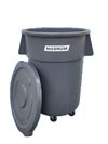 Magnum Tool Group Pro Series Lid for 55 Gallon Trash Can Plastic Grey, small