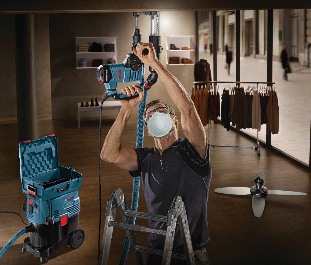 Bosch 9-Gallon Dust Extractor with Auto Filter Clean and HEPA Filter, large image number 7