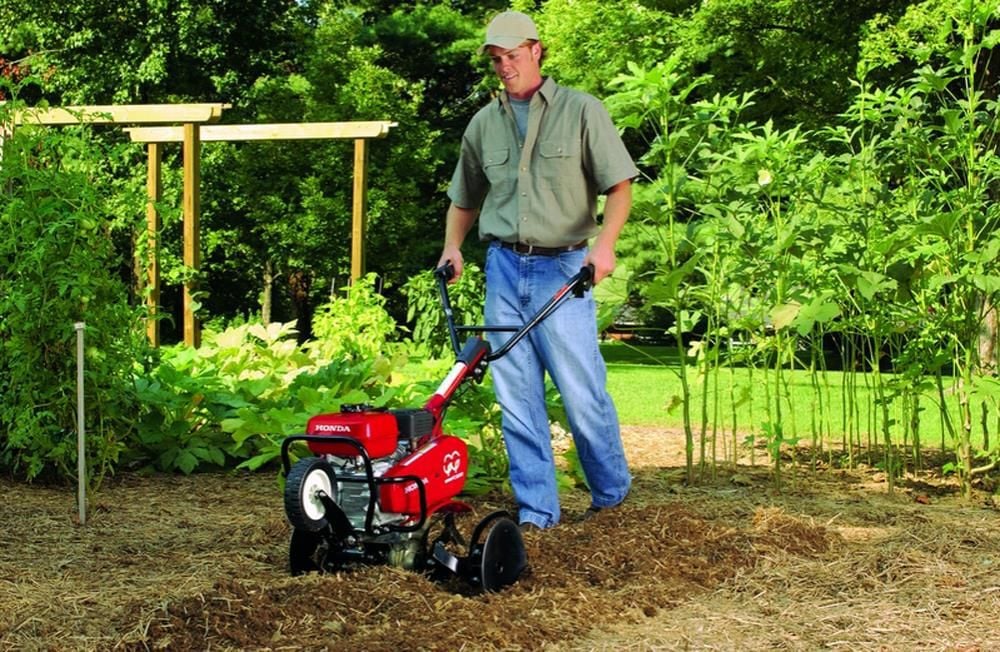 Honda 6HP 26.4In Mid-Tine Tiller, large image number 3