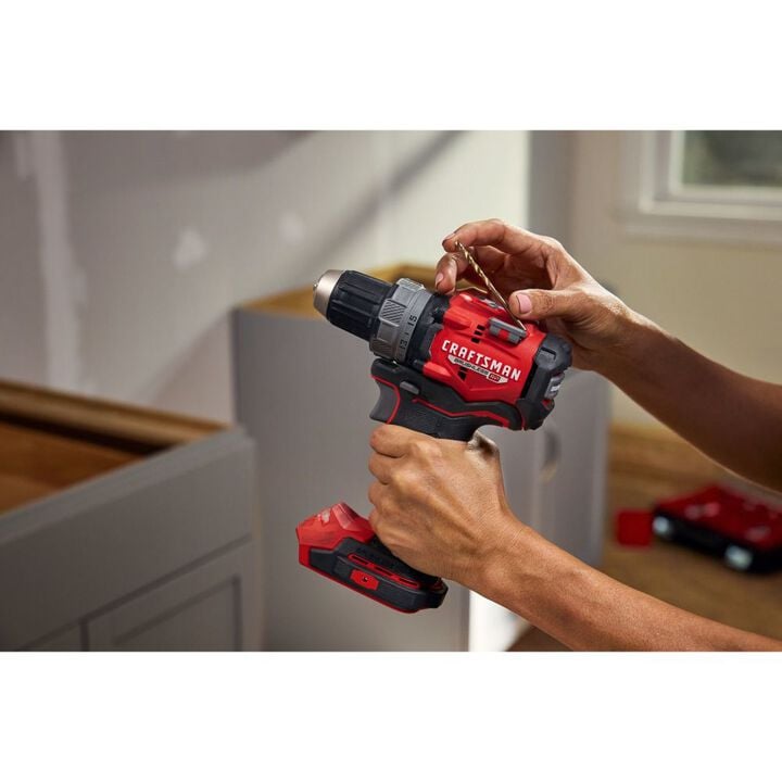 CRAFTSMAN V20 Brushless RP 1/2 Inch Drill/Driver Kit with Charger and Two 2.0 Ah Batteries, large image number 6