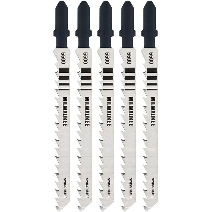 Milwaukee 4 in. 6 TPI High-Carbon Steel Jig Saw Blade 5PK