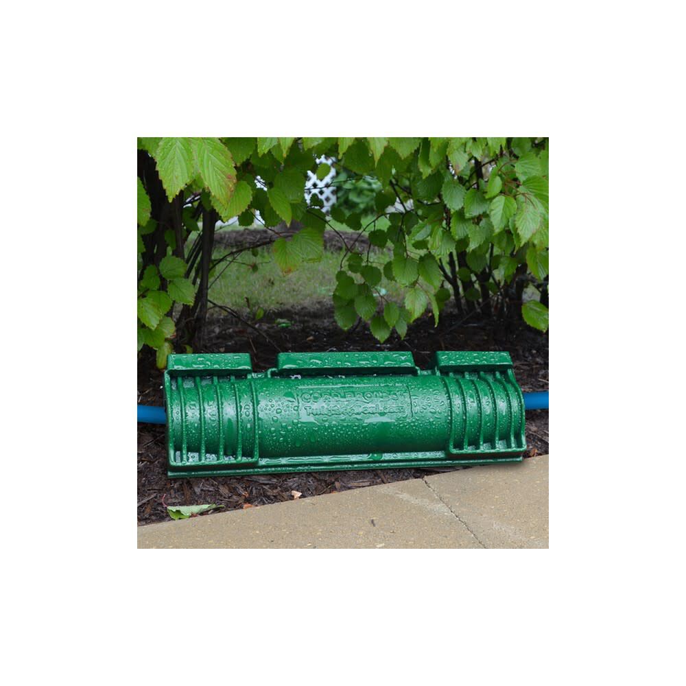 Twist and Seal Outdoor Extension Cord Protector Green Heavy Duty