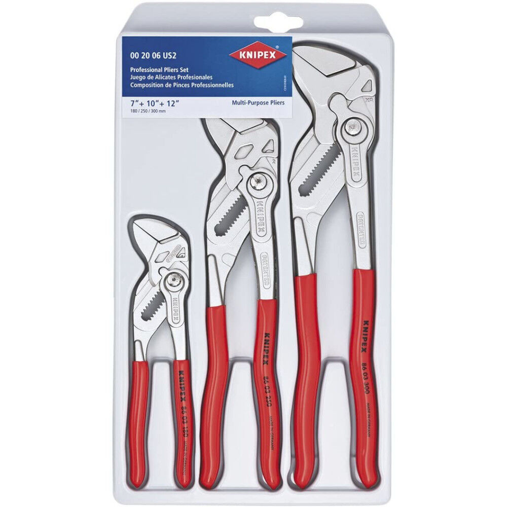 Knipex Pliers Wrench Set 3pc, large image number 1