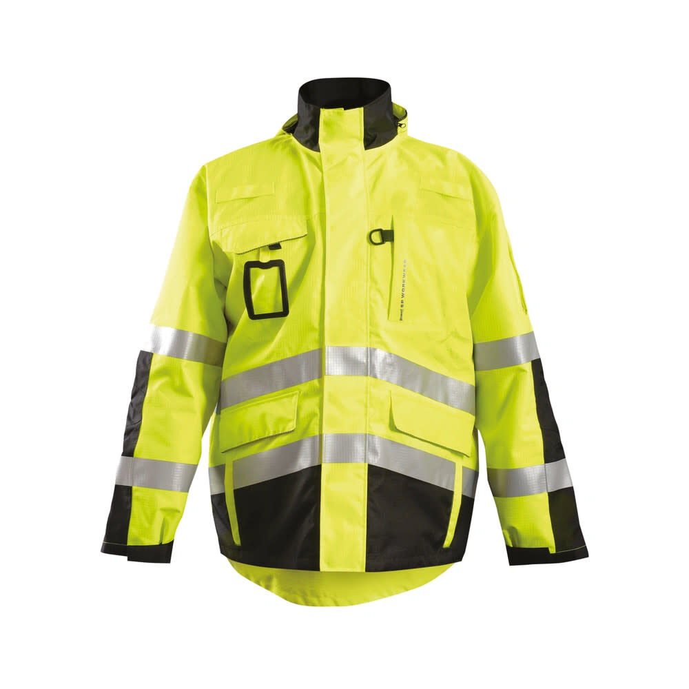 Occunomix Hi-Vis Orange Class 3 Value Black Bottom Bomber Jacket Medium, large image number 1