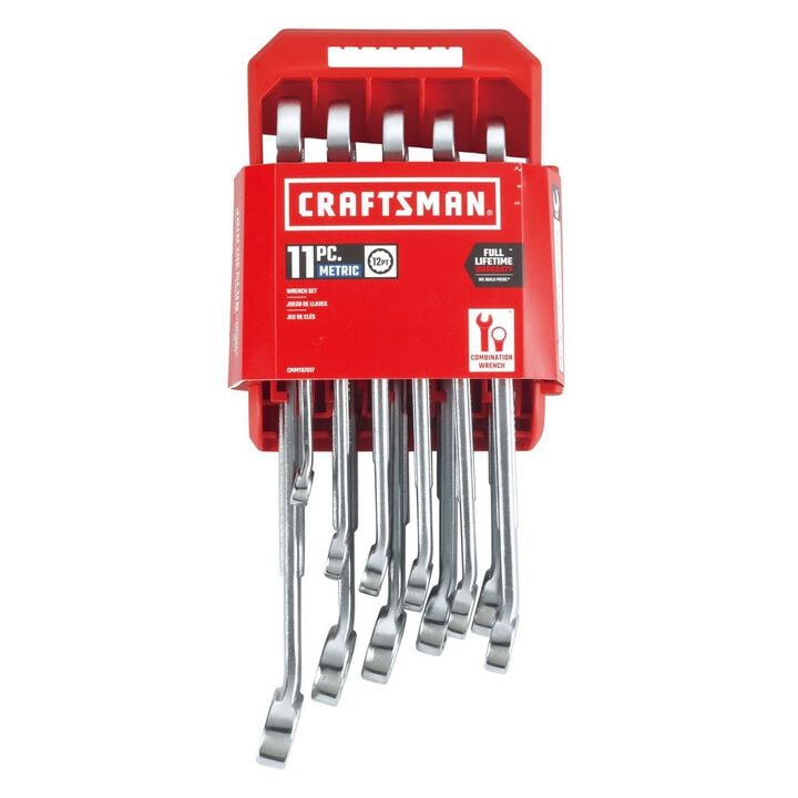 CRAFTSMAN Metric Raised-Panel Combination Wrench Set, 11 Piece, large image number 3
