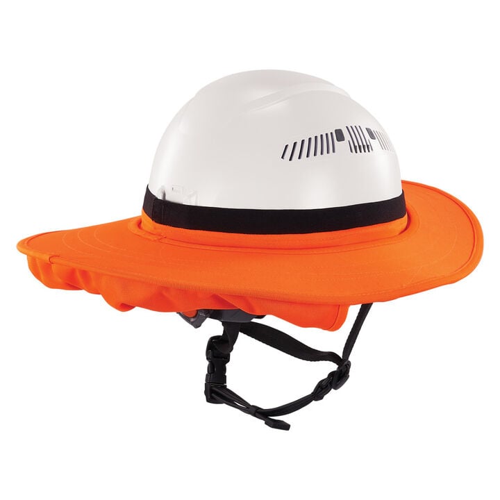 Ergodyne Universal Hard Hat Brim with Neck Shade, Orange, large image number 11