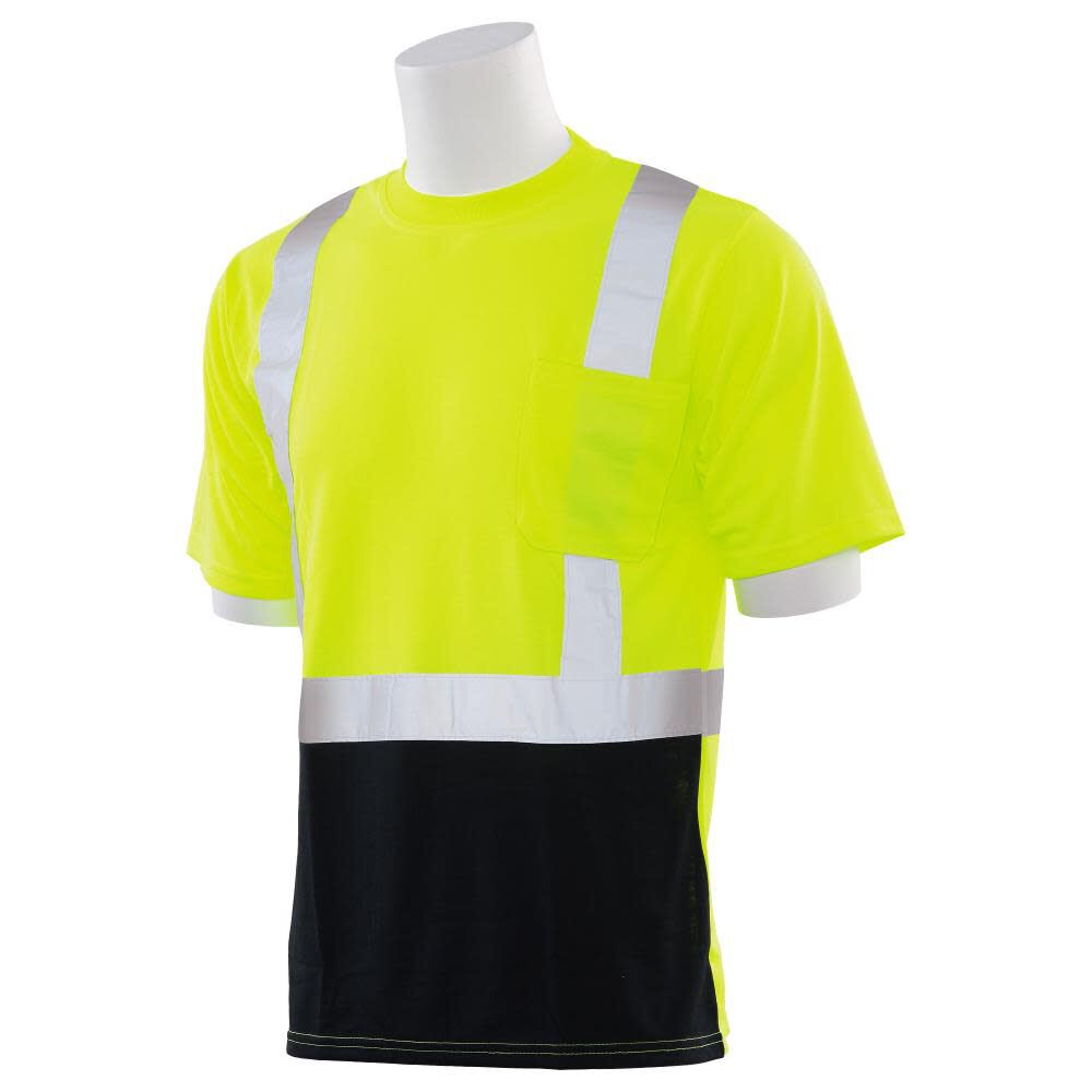 Delta Plus 9601SB Jersey Knit Class 2 Lime T-Shirt, large image number 3