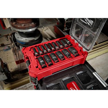 Milwaukee SHOCKWAVE Impact Duty Socket 1/2 Dr 15pc SAE PACKOUT Set, large image number 10