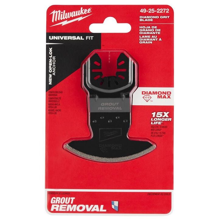 Milwaukee OPEN-LOK DIAMOND MAX Diamond Grit Grout Removal Multi-Tool Blade, large image number 6