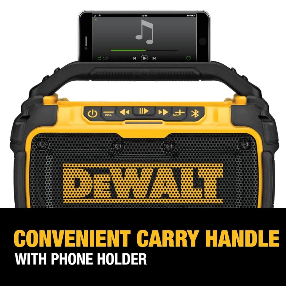 DEWALT 12/20V MAX Bluetooth Speaker & 20V MAX Battery Pack Bundle, large image number 7