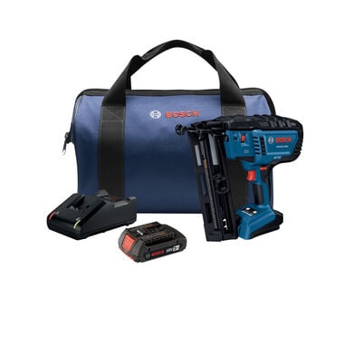 Bosch 18V Brushless 16 Gauge Angled Finish Nailer Kit