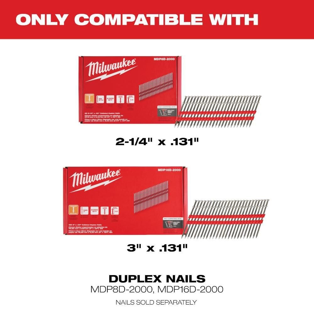 Milwaukee M18 FUEL Duplex Nailer (Bare Tool), large image number 4