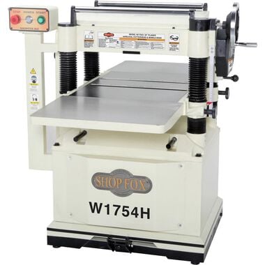Shop Fox 240V 5HP 20in Planer with Mobile Base & Cutterhead