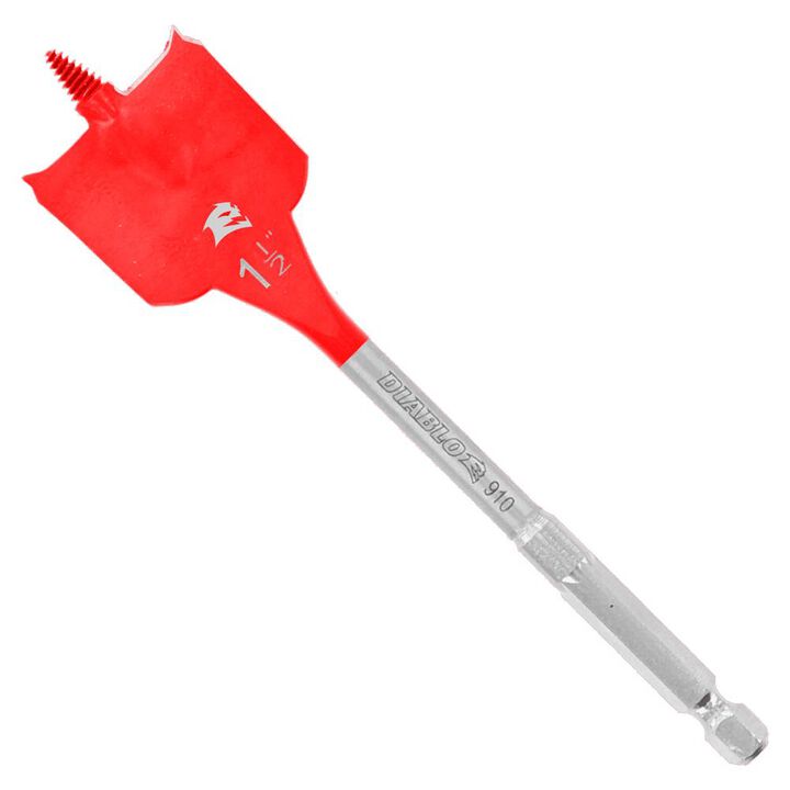 Diablo Tools 1-1/2in x 6in SPEEDemon Spade Bit, large image number 0