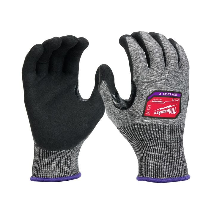 Milwaukee Cut Level 7 Nitrile Gloves High Dexterity Dipped