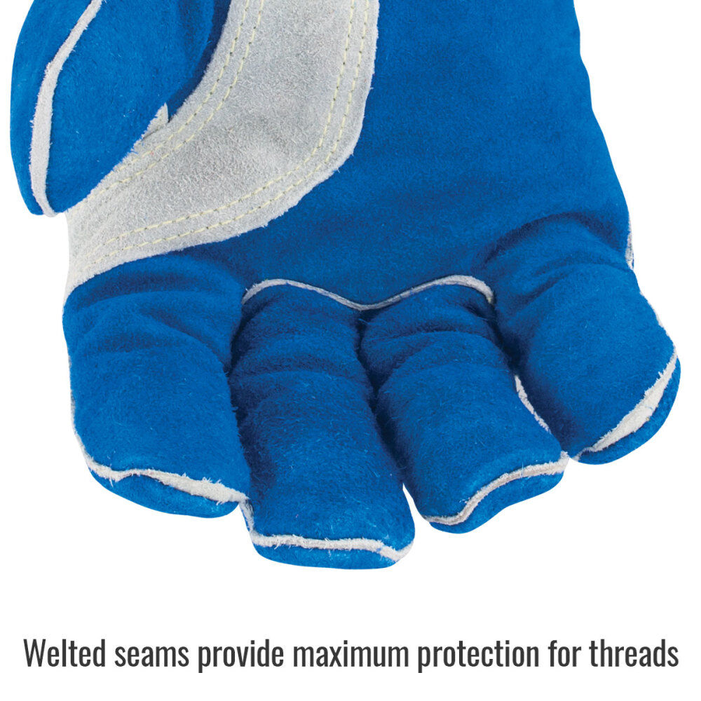 Black Stallion Welding Gloves Side Split Cowhide Stick, large image number 2