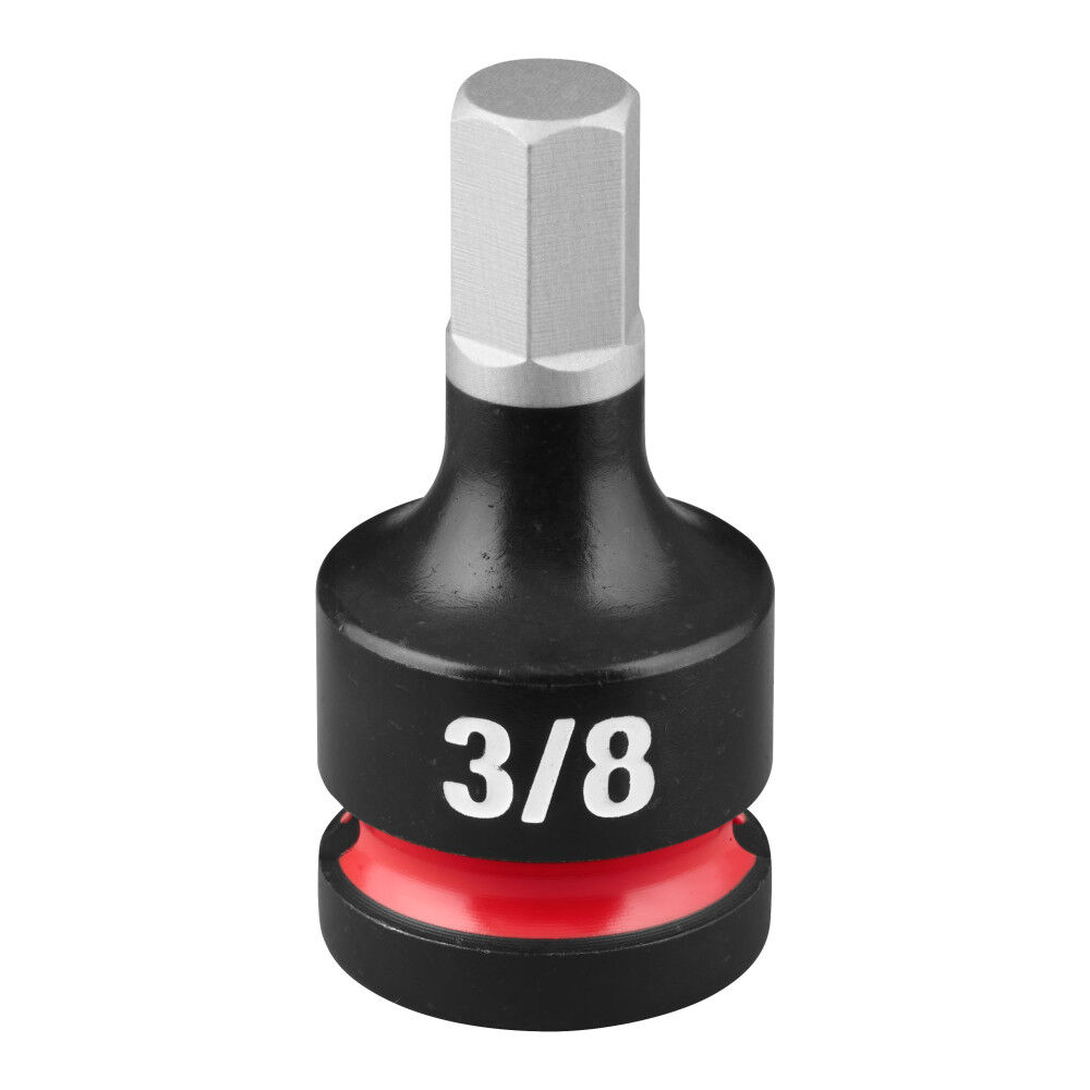 Milwaukee SHOCKWAVE Impact Duty 1/2 Inch Drive 2 Inch Hex 3/8 Inch Bit Socket - 49-66-7310