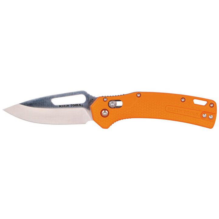 Klein Tools KTO Fishing Knife, Drop Point Blade