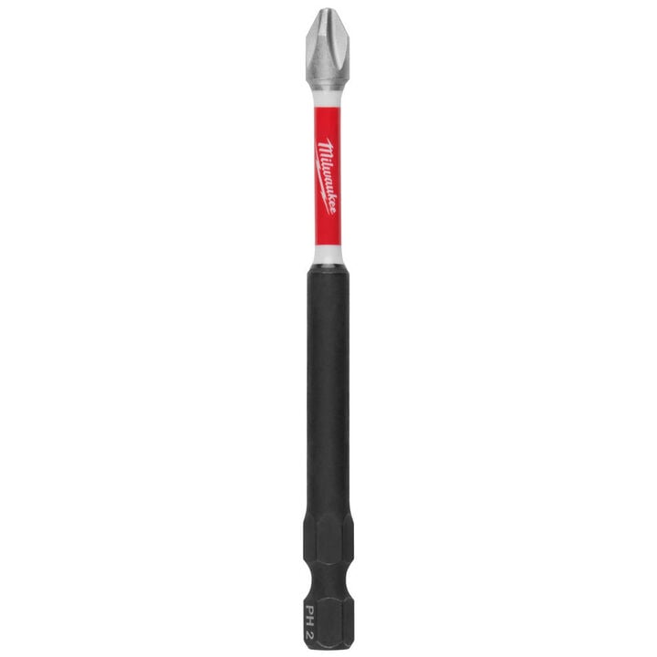Milwaukee SHOCKWAVE Impact Duty 3 1/2 Inch Phillips #2 Power Bits 25 Pieces