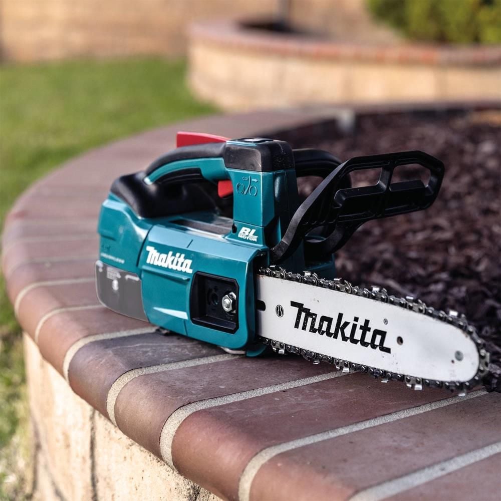 Makita 18V LXT Lithium-Ion Brushless Cordless 10in Top Handle Chain Saw (Bare Tool), large image number 9