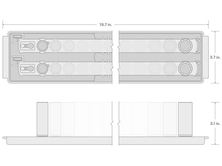 Tekton 3/8 Inch 12 Point Socket Set, 30 Pieces (1/4-1 Inch), large image number 6