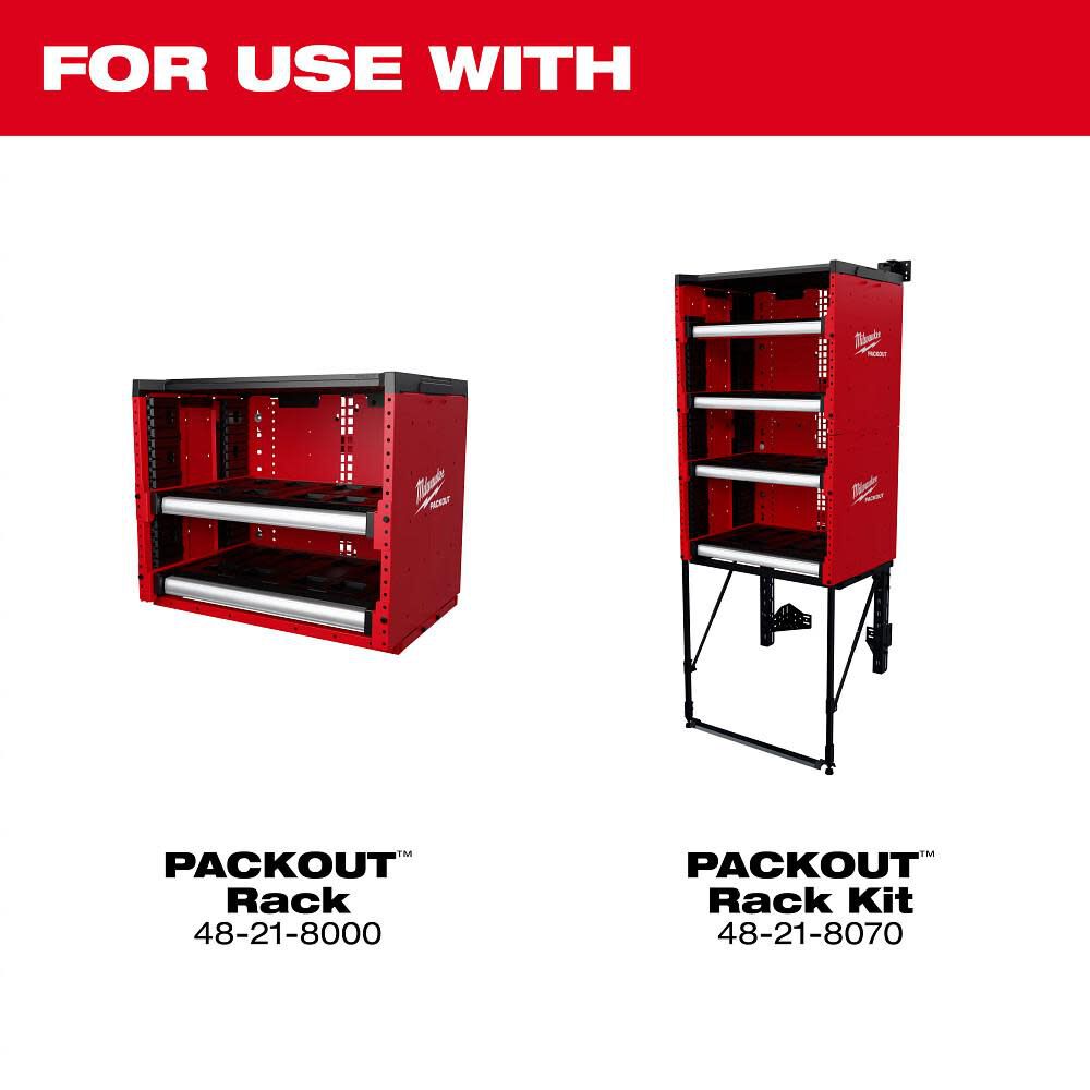 Milwaukee PACKOUT Rack Drawer, large image number 3