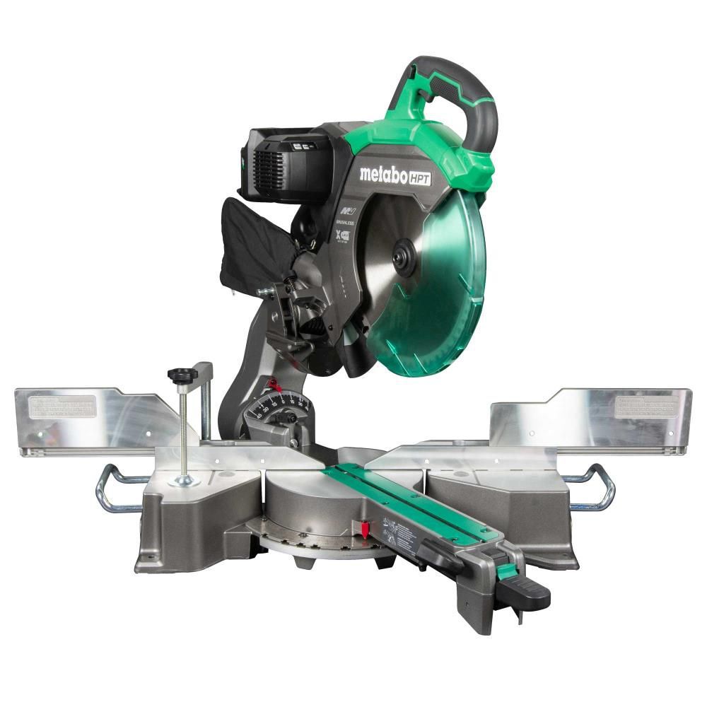 Metabo HPT 36V MultiVolt 12 Inch Dual Bevel Sliding Miter Saw w/ Torque Boost Technology (Bare Tool), large image number 4