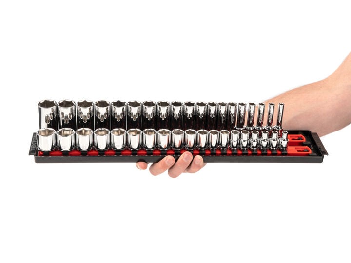 Tekton 3/8 Inch Drive 6 Point Socket Set, 68 Pieces (1/4-1 Inch, 6-24 mm), large image number 6