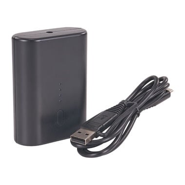 Ergodyne Black N-Ferno 6495B Portable Battery Power Bank with USB-C Cord