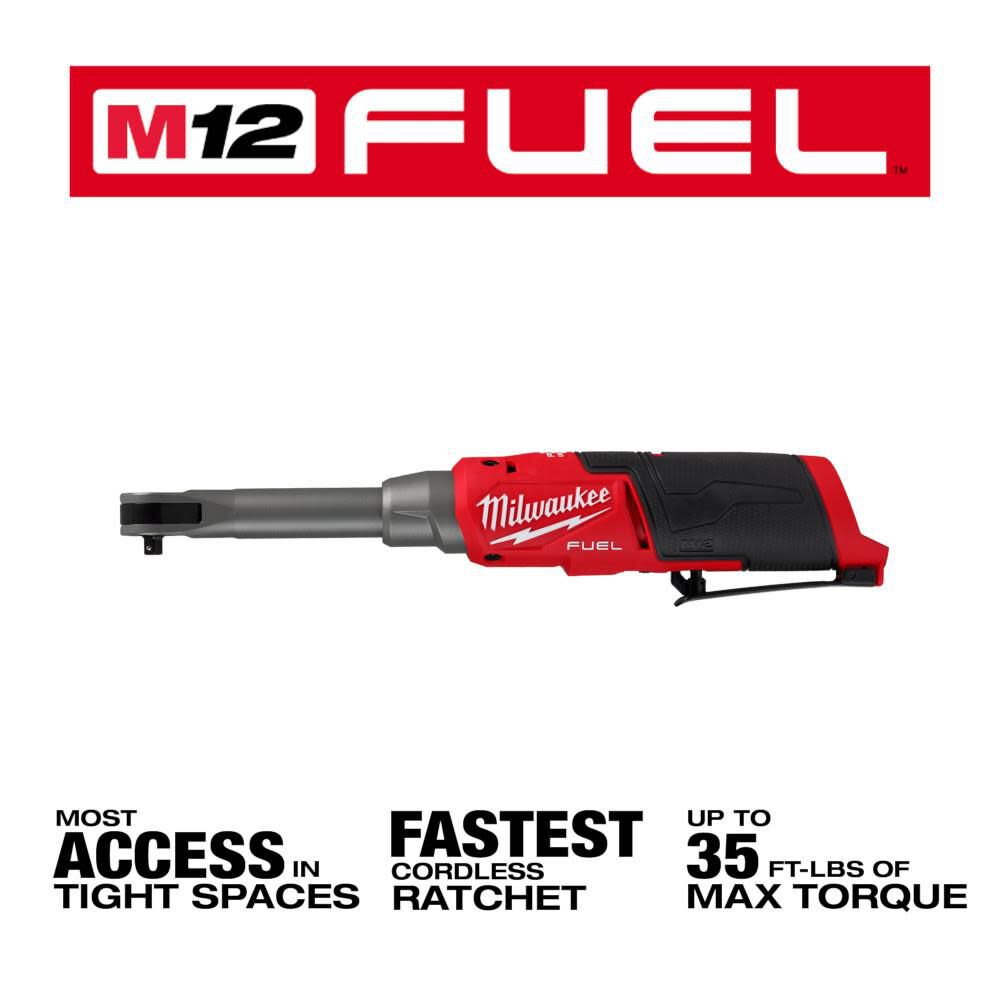 Milwaukee fuel extended ratchet outlet