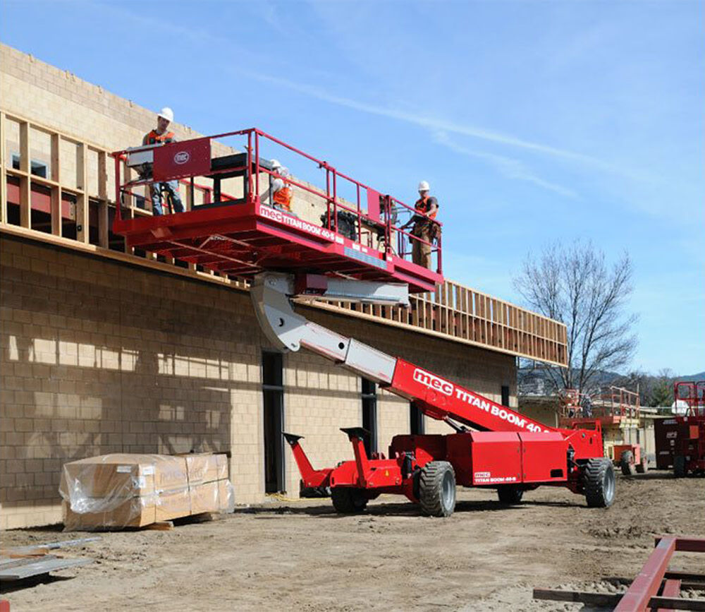 mec 40 Ft. Titan Boom Ultra Deck Self-Propelled Diesel Boom Lift, large image number 4