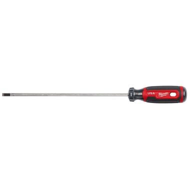 Milwaukee 3/16inch Cabinet 8inch Cushion Grip Screwdriver (USA), large image number 0
