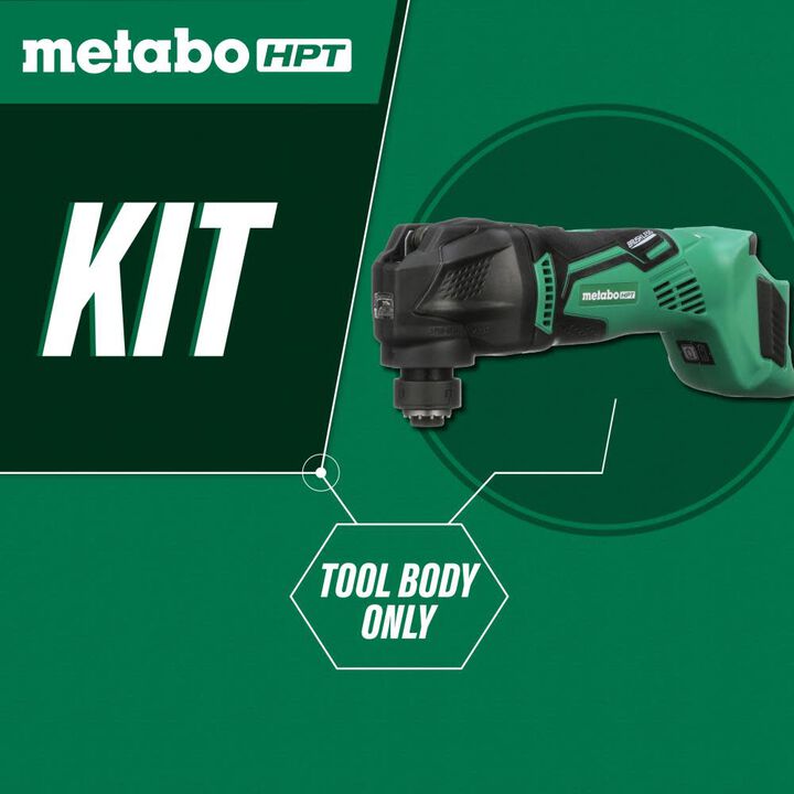 Metabo HPT Promotional 18V Brushless Lithium Ion Oscillating Multi-Tool (Bare Tool), large image number 2