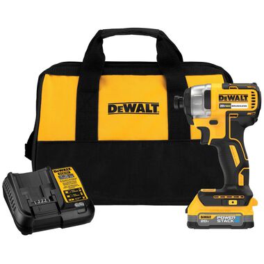 DEWALT 20V MAX 1/4in Impact Driver Kit with POWERSTACK Compact Battery