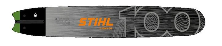 Stihl 100th Anniversary Edition ROLLOMATIC E Light 01 12 Inch Long 1/4 Inch Low Profile Pitch 0.043 Inch Gauge Chainsaw Guide Bar, large image number 0