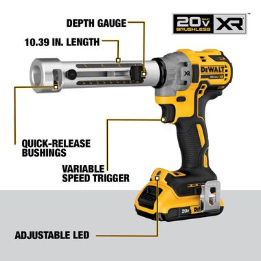 DEWALT 20V MAX XR Cordless Cable Stripper Kit, large image number 3
